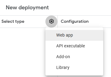 Select Web app